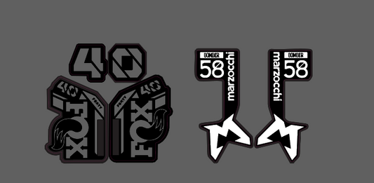 Fox 40/Bomber 58 Fork Guard Decals