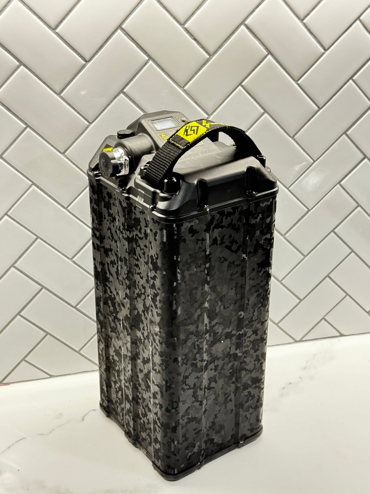 E-Bike ShadowSlate Black Camouflage Wrap